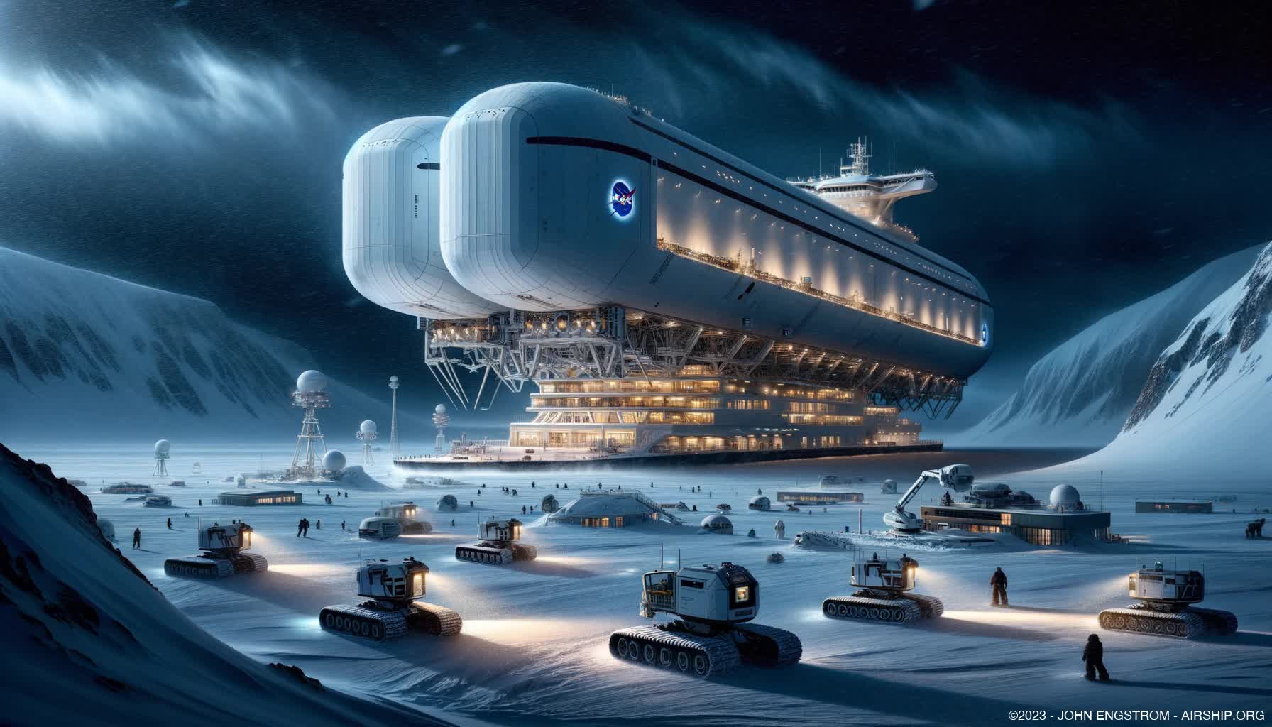 Airship-Assembled-Arctic-Research-Hotel-13