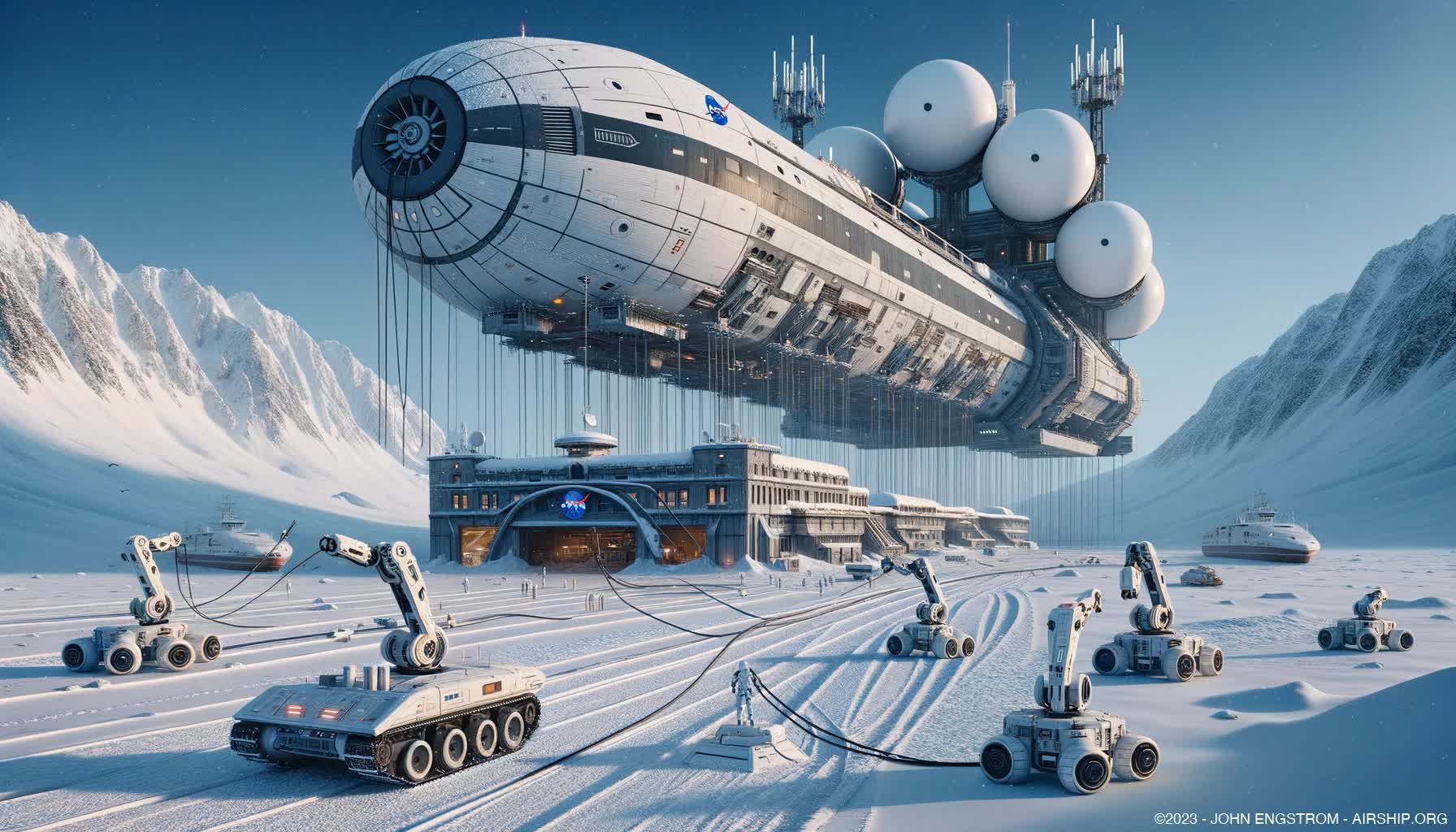 Airship-Assembled-Arctic-Research-Hotel-19