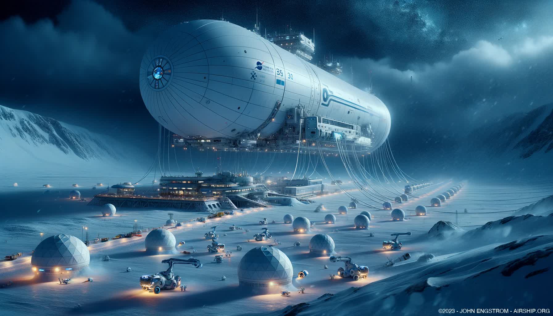 Airship-Assembled-Arctic-Research-Hotel-23