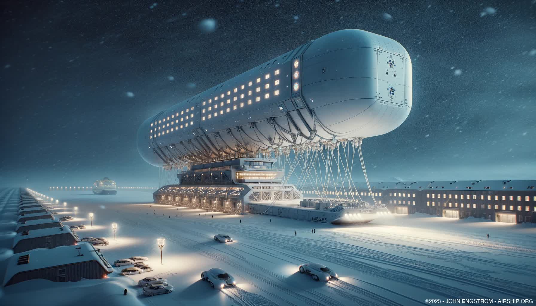 Airship-Assembled-Arctic-Research-Hotel-27