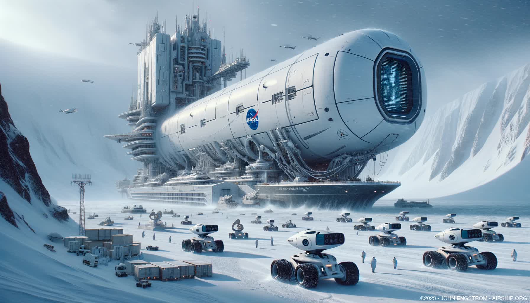 Airship-Assembled-Arctic-Research-Hotel-28