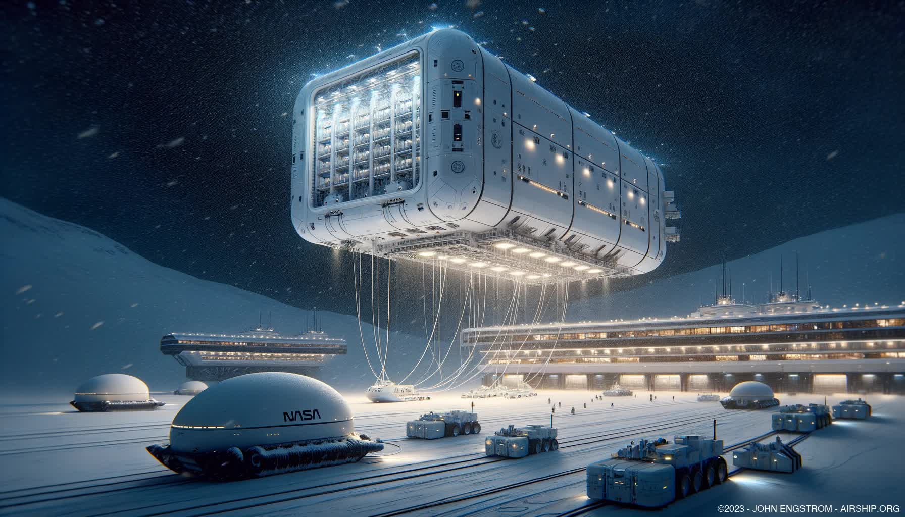 Airship-Assembled-Arctic-Research-Hotel-30