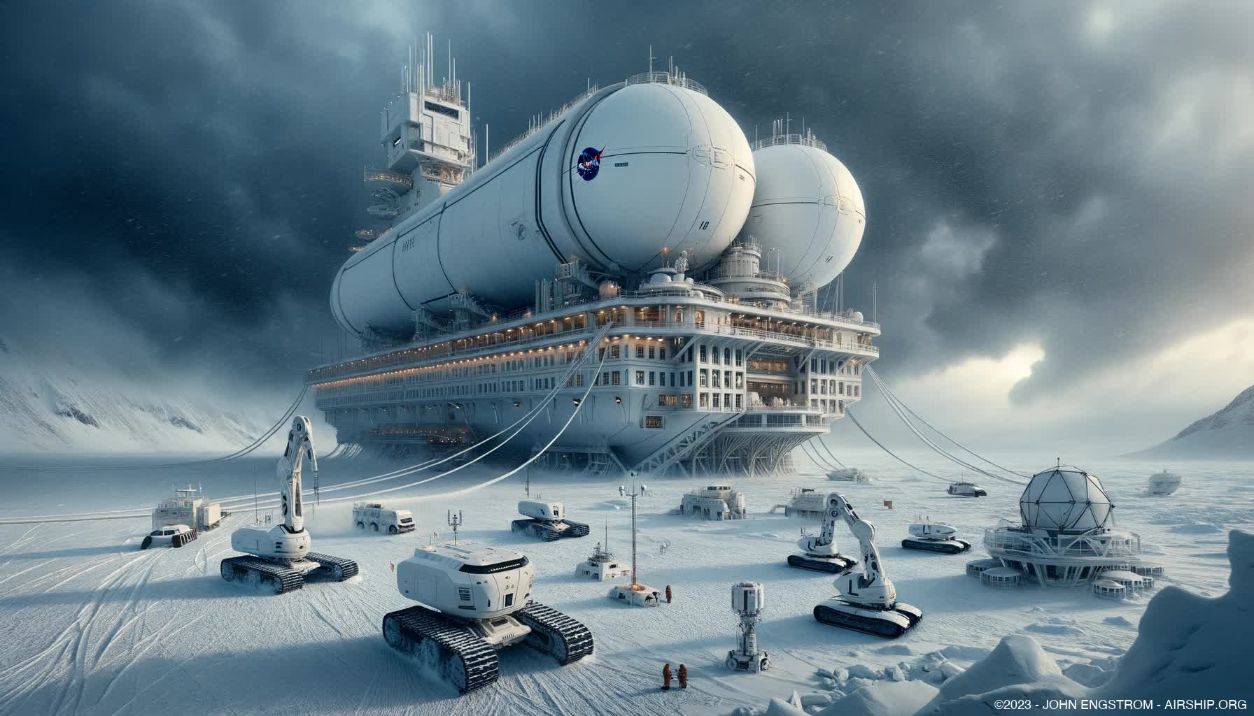 Airship-Assembled-Arctic-Research-Hotel-42