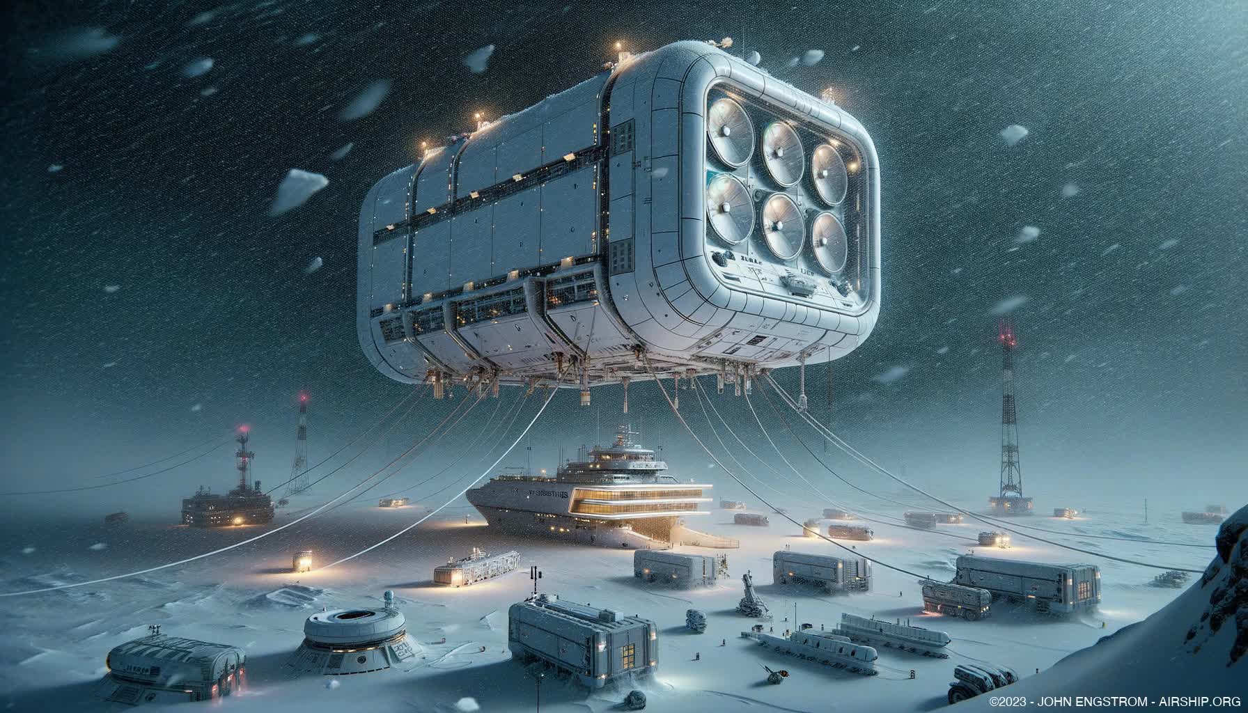 Airship-Assembled-Arctic-Research-Hotel-52