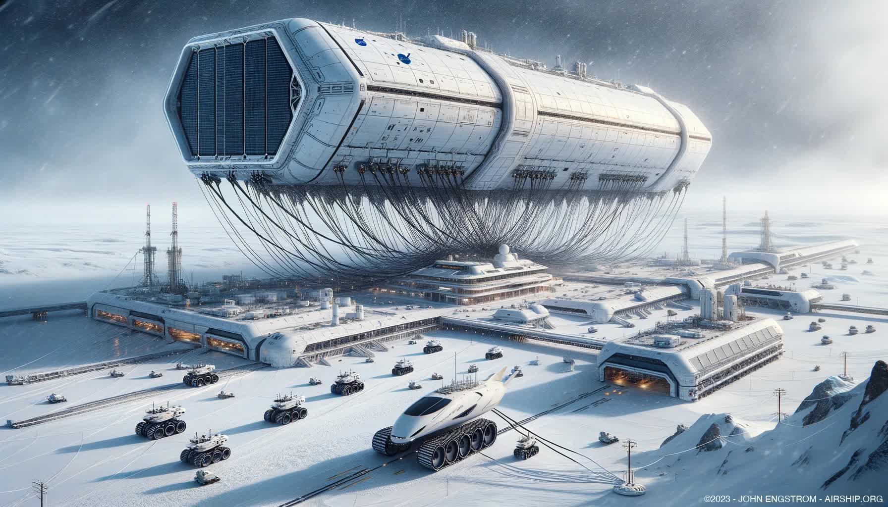 Airship-Assembled-Arctic-Research-Hotel-55