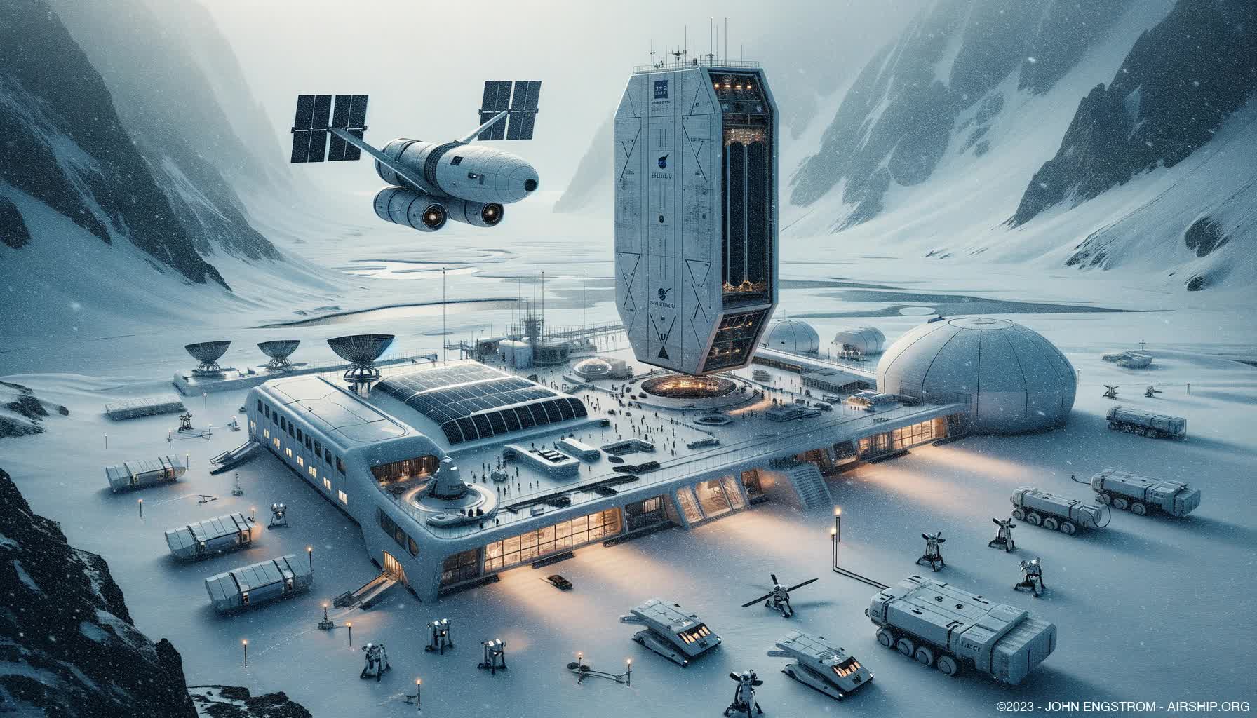 Airship-Assembled-Arctic-Research-Hotel-6