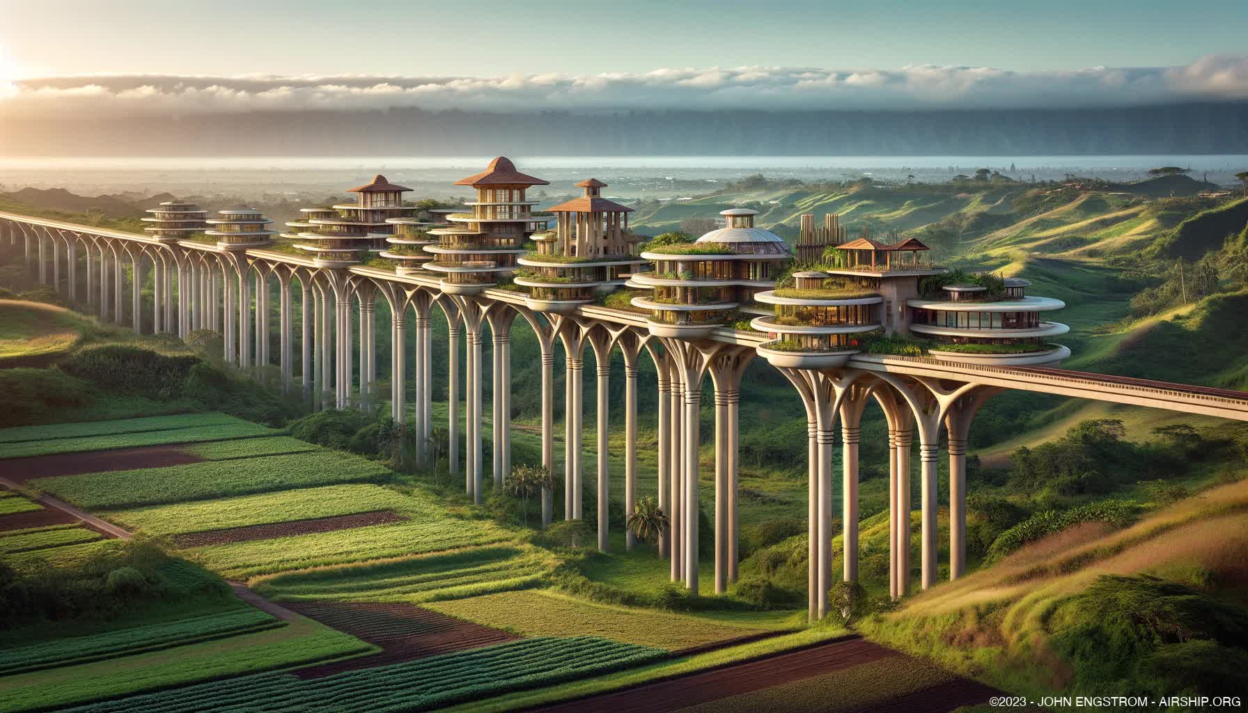 Airship-Assembled-Elevated-Linear-Cities-155