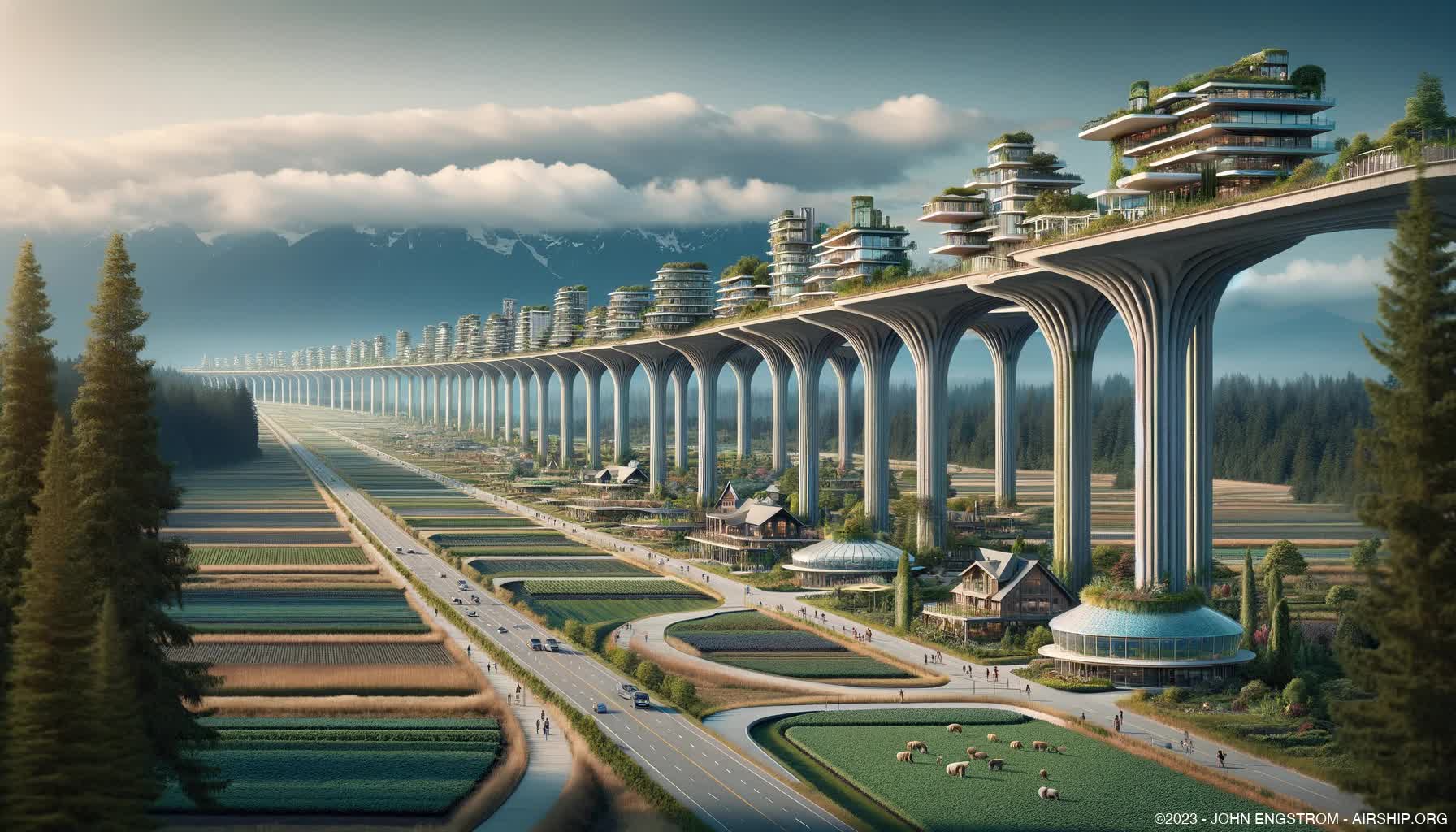 Airship-Assembled-Elevated-Linear-Cities-99