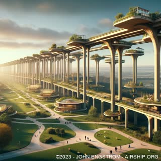 Airship-Assembled-Elevated-Linear-Cities-234