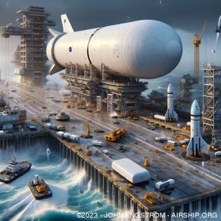 Airship-Assembled-Spacecraft-Facility-Sea-Platform-5